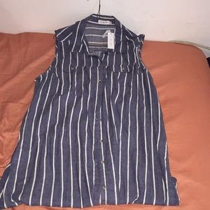 Stripped Button Down dress